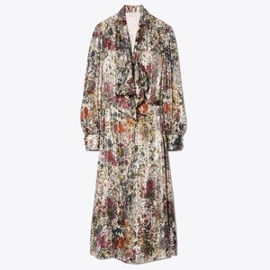 Tory Burch Vanessa Silk Long Sleeve Dress